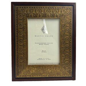 Martin Aborn Italian Wood Ornate Frame 5"x7" Photo Hand-finished Made in Italy